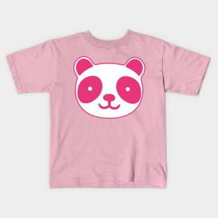 Cute Little Pink Panda Kids T-Shirt